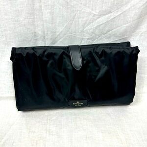 Kate Spade Black Nylon Changing Pad